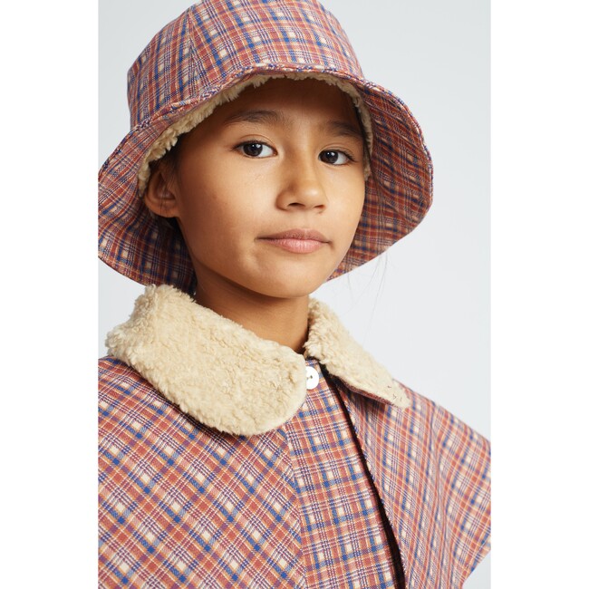Aiko Hat, Red Tartan Check - Hats - 2