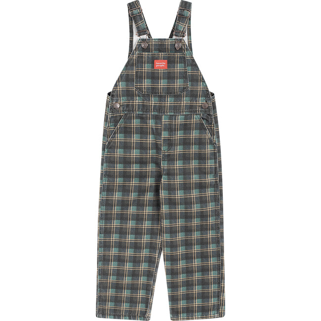 The Little Prince Plaid Overalls, Green