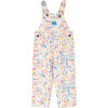 Jumanji Print Corduroy Overalls, Multicolours - Overalls - 1 - thumbnail