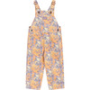 Apple Cake Floral Print Overalls, Multicolours - Overalls - 1 - thumbnail