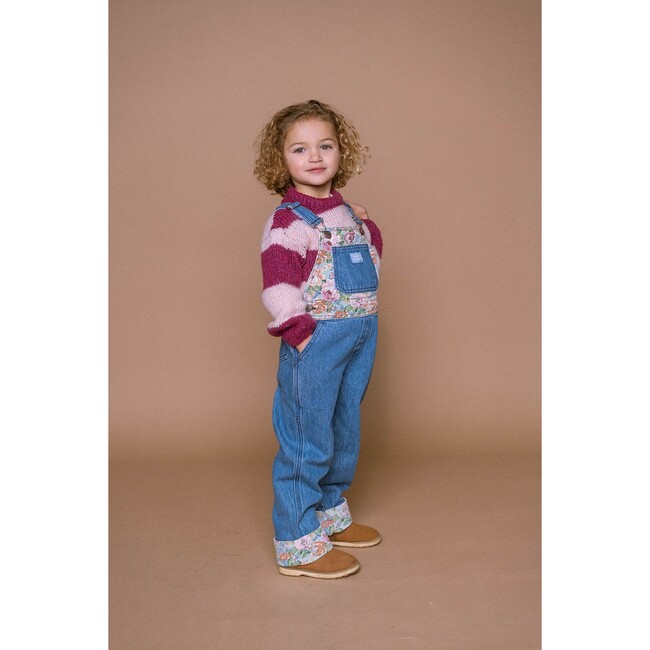 Matilda Floral Print Overalls, Denim - Overalls - 2
