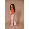 Apple Cake Floral Print Overalls, Multicolours - Overalls - 3