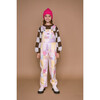 Elmer Print Overalls, Pink And Yellow - Overalls - 2