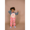 Cuquedo Floral Print Overalls, Yellow And Red - Overalls - 2