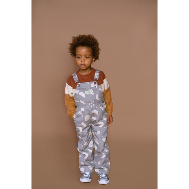 How To Chatch A Star Print Overalls, Grey - Overalls - 2