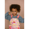 Cuquedo Floral Print Overalls, Yellow And Red - Overalls - 3
