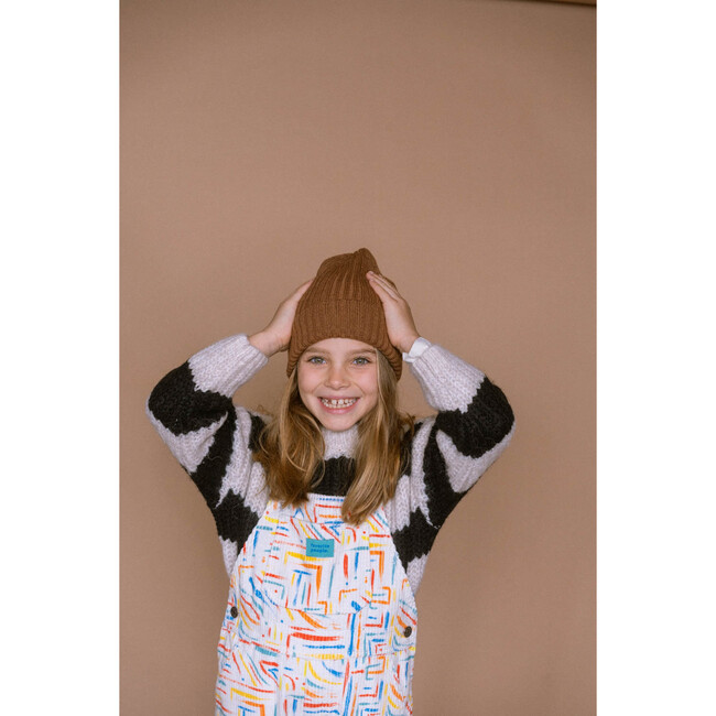 Jumanji Print Corduroy Overalls, Multicolours - Overalls - 4