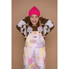 Elmer Print Overalls, Pink And Yellow - Overalls - 4