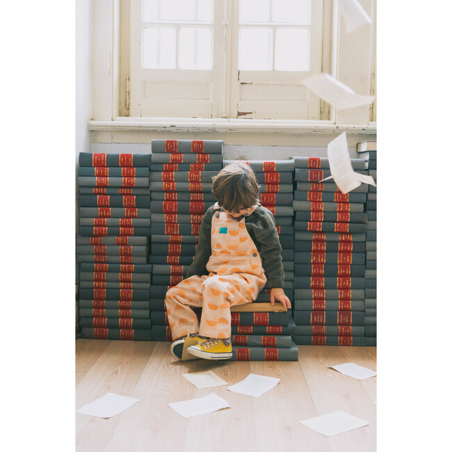 Wonder Print Overalls, Orange - Overalls - 5