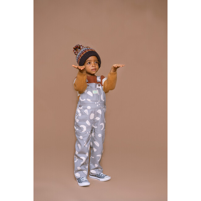 How To Chatch A Star Print Overalls, Grey - Overalls - 4