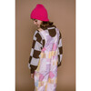 Elmer Print Overalls, Pink And Yellow - Overalls - 5