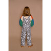 The Alphebet Print Overalls, Black And White - Overalls - 5