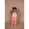 Cuquedo Floral Print Overalls, Yellow And Red - Overalls - 5