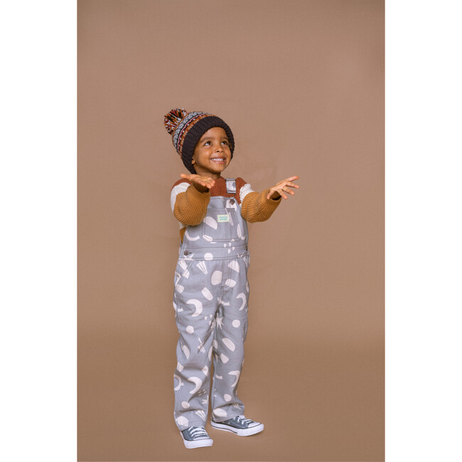 How To Chatch A Star Print Overalls, Grey - Overalls - 5