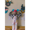 Elmer Print Overalls, Pink And Yellow - Overalls - 8