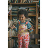 Cuquedo Floral Print Overalls, Yellow And Red - Overalls - 8