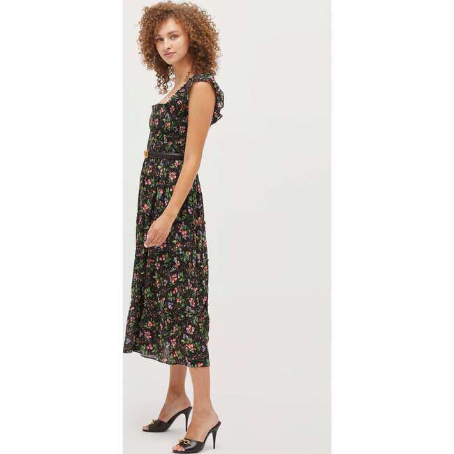 Women's Ellie Nap Dress, Multi Berry Crinkle Chiffon - Dresses - 4