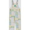 Oliver Twist Print Overalls, Green And Blue - Overalls - 1 - thumbnail