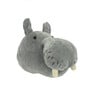 Mini Velvet Hippo Head Wall Decoration, Grey - Animal Heads - 2