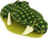 Mini Aligator Head Print Felt Wall Decoration, Green - Animal Heads - 2