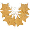 Velvet Garland With Stars, Honey Dust - Accents - 1 - thumbnail