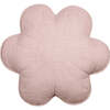 Linen Flower Pillow, Powder Rose - Decorative Pillows - 1 - thumbnail