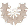 Velvet Garland With Stars, Cream Dust - Accents - 1 - thumbnail