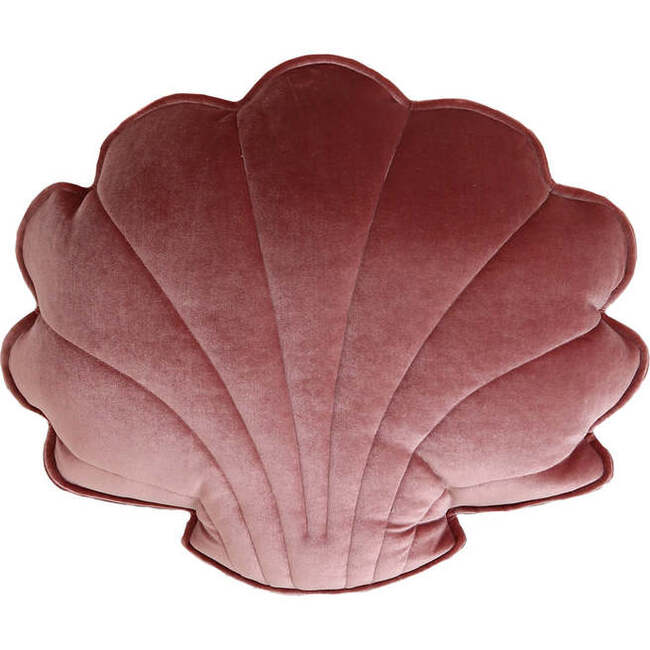 Velvet Shell Pillow, Cosmic Pearl