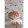 Velvet Shell Pillow, Beige Pearl - Decorative Pillows - 3