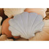 Velvet Shell Pillow, Blue Pearl - Decorative Pillows - 4