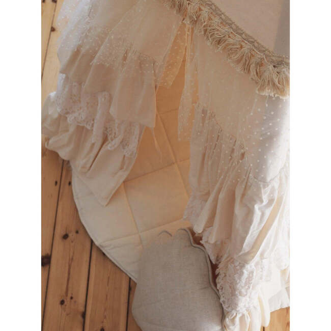 Play Tent With Frills And Embroidery, Shabby Chic - Play Tents - 6