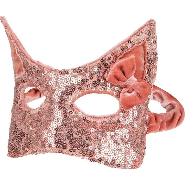 Sequins Cat Mask, Pink