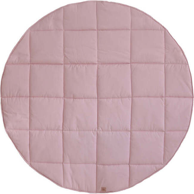 Round Cotton Play Mat, Pink And Beige