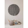 Round Play Mat, Grey Linen - Playmats - 2