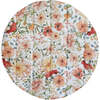 Round Cotton Play Mat, Flower Power - Playmats - 1 - thumbnail