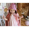 Little Riding Sequins Hood Velvet Magic Cape, Pink - Costumes - 2