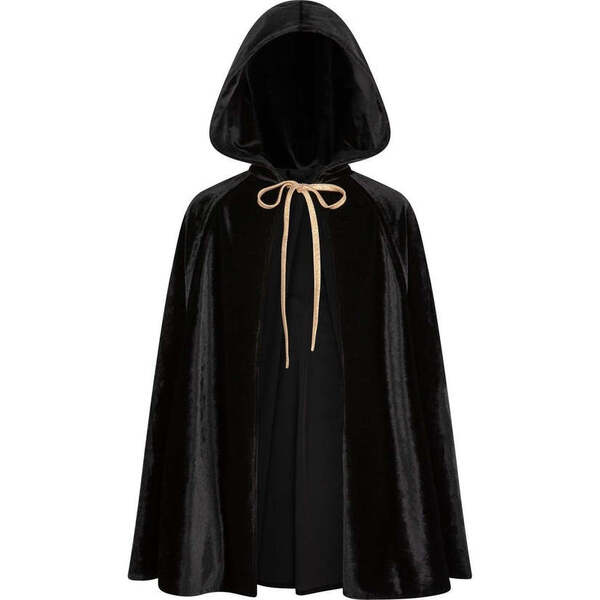 Little Riding Hood Velvet Magic Cape, Black