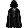 Little Riding Hood Velvet Magic Cape, Black - Costumes - 1 - thumbnail