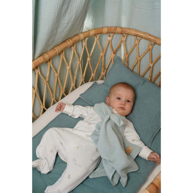 Muslin Square Nappies, Mint - Blankets - 3