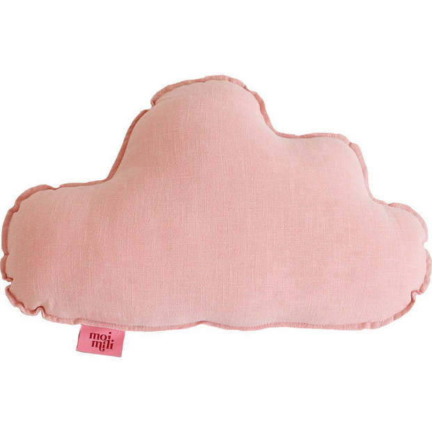 Linen Cloud Pillow, Light Pink