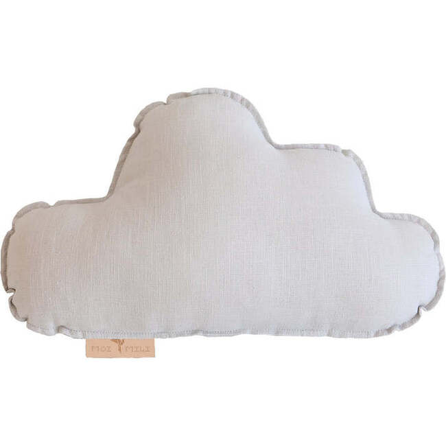 Linen Cloud Pillow, Pigeon Grey