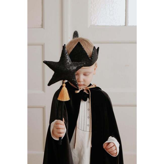 Little Riding Hood Velvet Magic Cape, Black