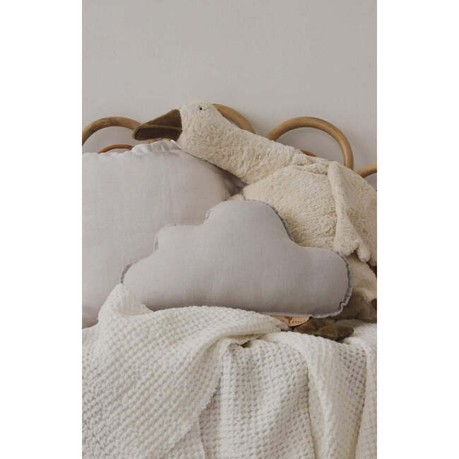 Linen Cloud Pillow, Pigeon Grey - Decorative Pillows - 2