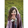 Little Riding Sequins Hood Velvet Magic Cape, Purple - Costumes - 4