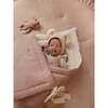 Linen Shell Baby Horn, Powder Pink - Swaddles - 4