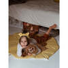 Linen Leaf Play Mat, Honey - Playmats - 4