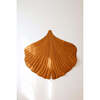 Linen Ginkgo Leaf Play Mat, Caramel - Playmats - 3