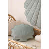 Large Velvet Shell Pillow, Powder Mint - Decorative Pillows - 3