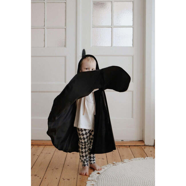 Little Riding Hood Velvet Magic Cape, Black - Costumes - 6