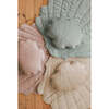 Large Velvet Shell Pillow, Powder Mint - Decorative Pillows - 4